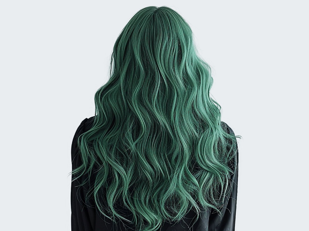Trendy-green-hair-colors