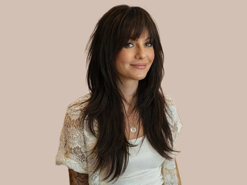 Trendy long shag haircuts for fine hair