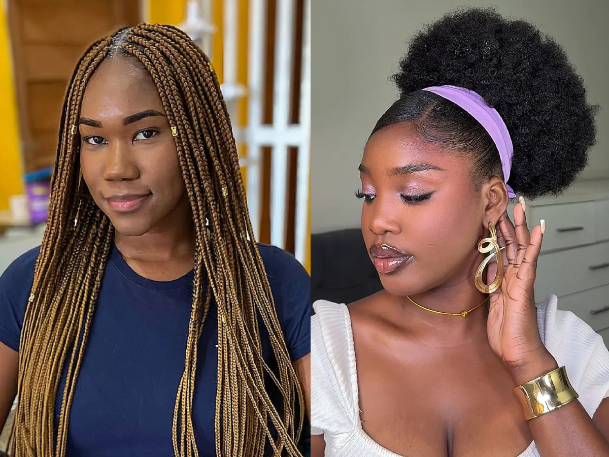 Trendy natural hairstyles for black women