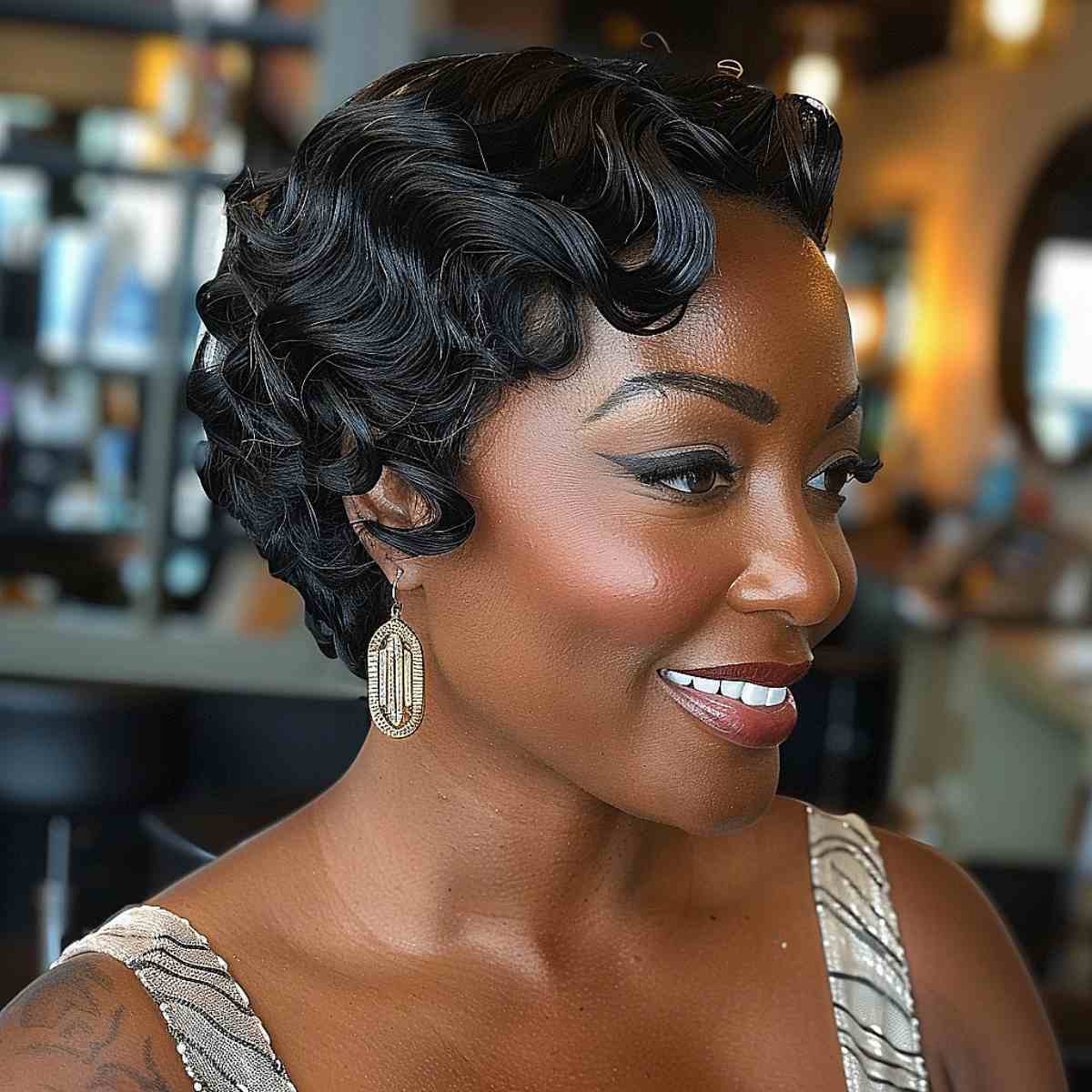 Trendy Waves for African-American hairstyle