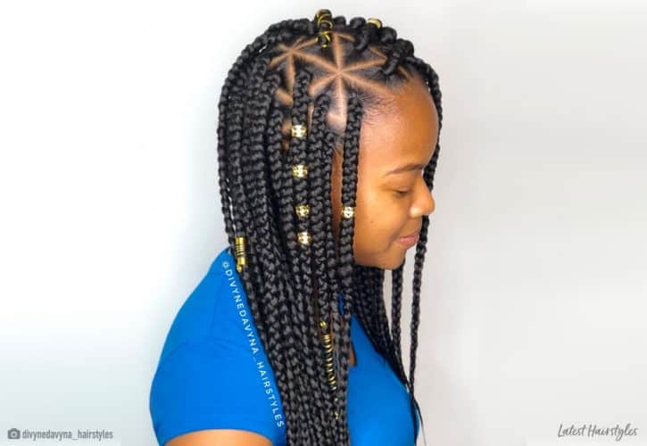 22 Exceptional Triangle Box Braids To Try Now 