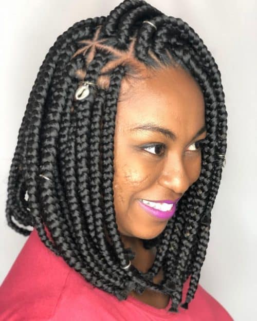 24 Exceptional Triangle Box Braids To Try Now