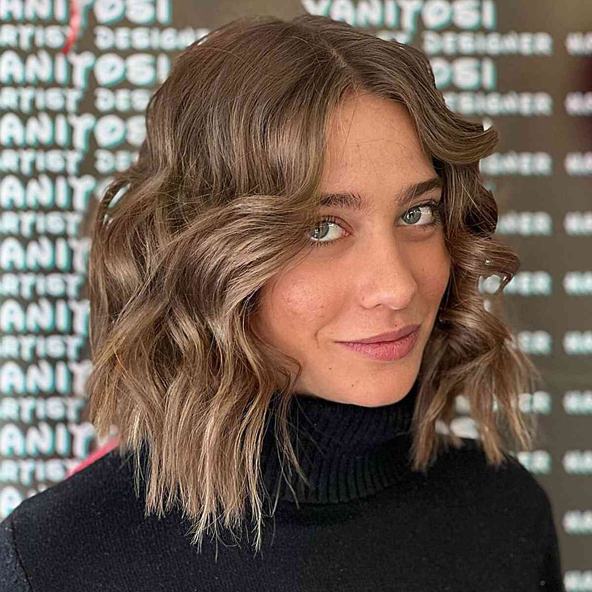 Two-Toned Long Bob with Depth Sides