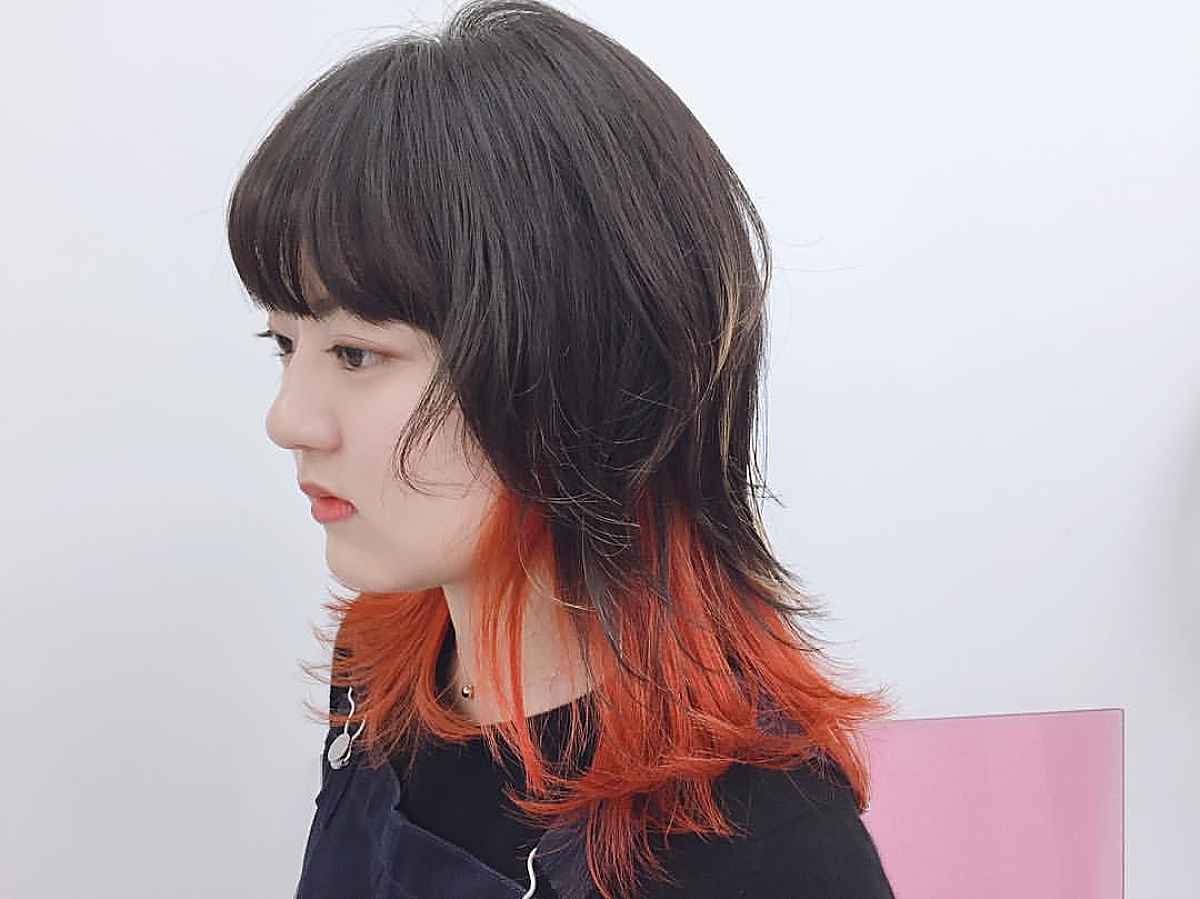 Two-Toned Octopus Hair with Bangs