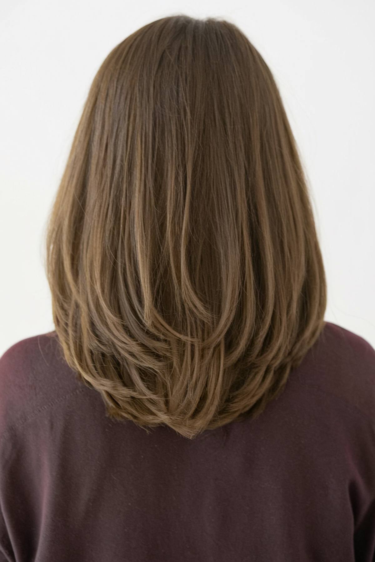 U shape cut for medium straight hair