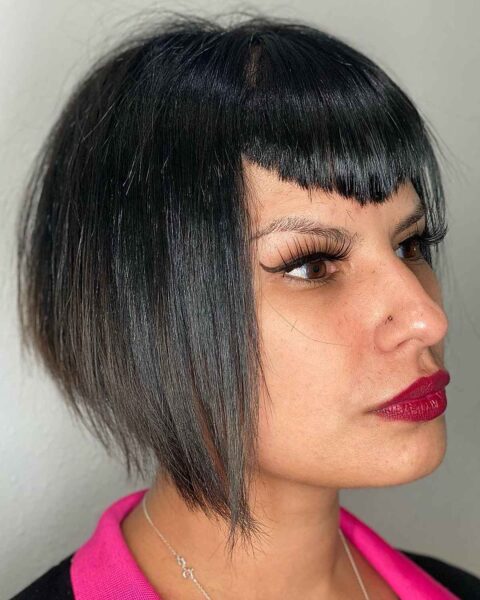 26 Best A Line Bob With Bangs For A Modish Look 