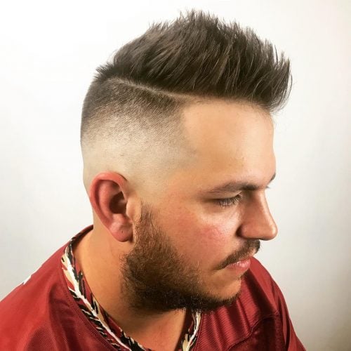 High Skin Fade and Undercut with Spiky Hair