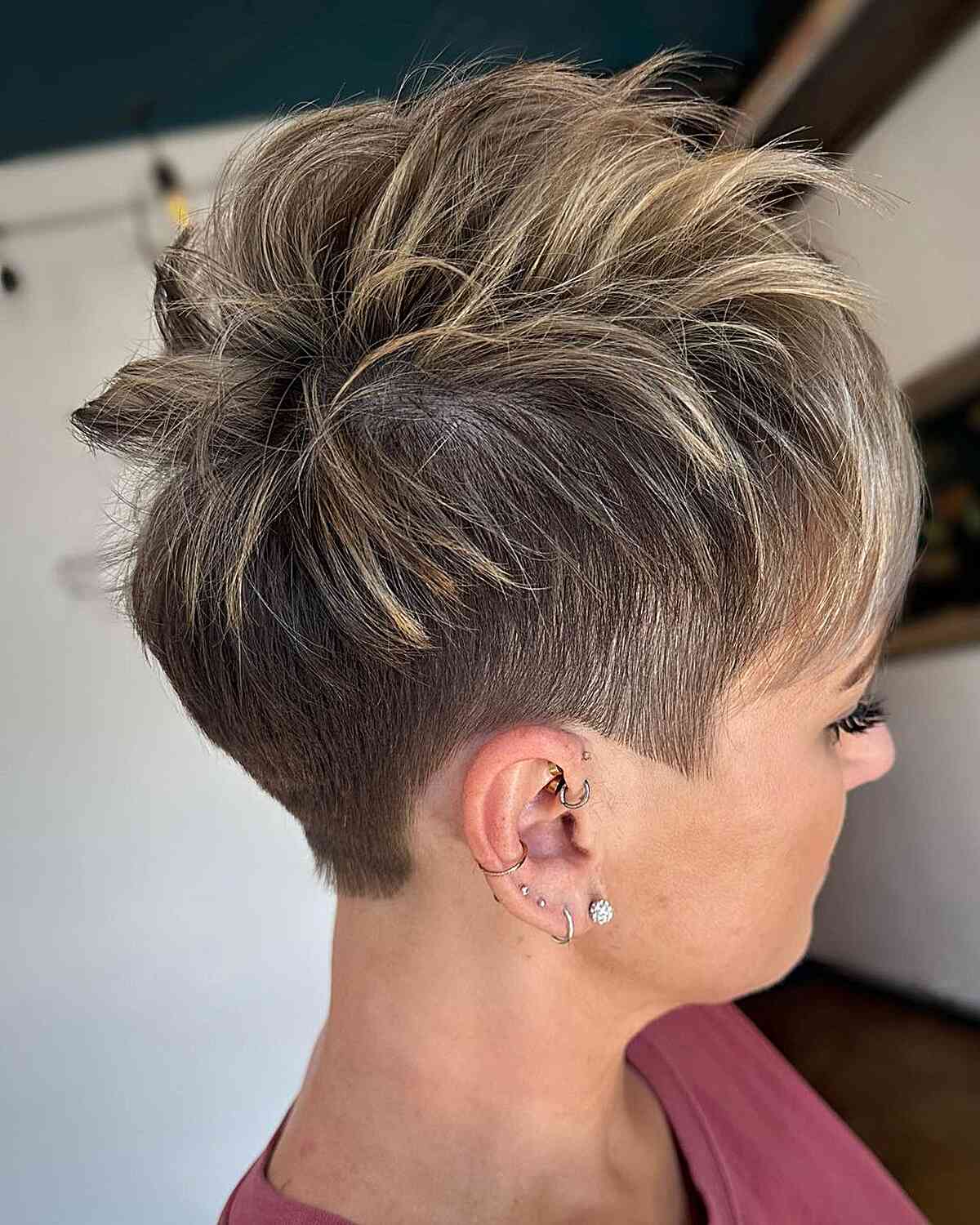 Undercut Pixie with a Messy Top