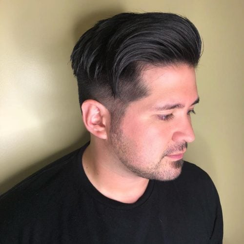 Simple Undercut with Fade Haircut for Thick Hair