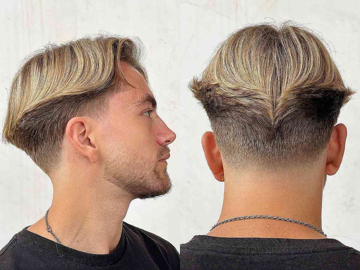 Unique V-Cut Style for Men with Thick Hair