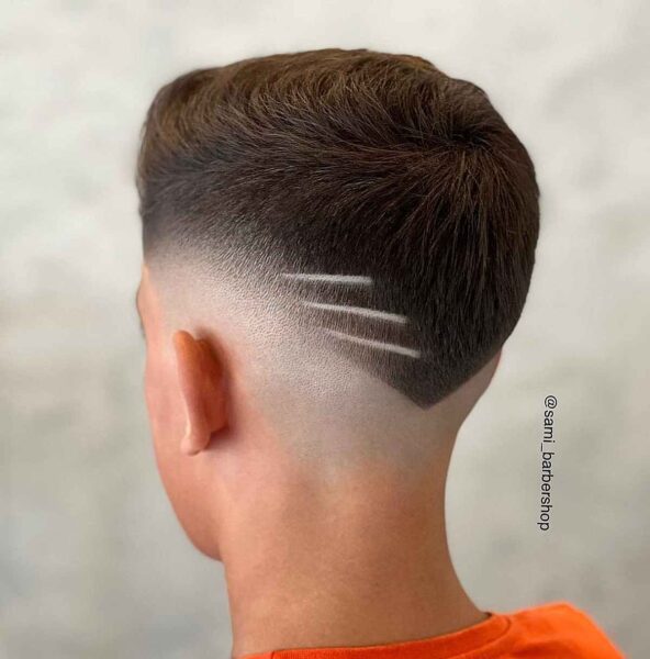 A V-Shaped Fade for Teens