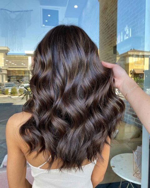 27 Gorgeous Dark Brown Hair Color Ideas for Women