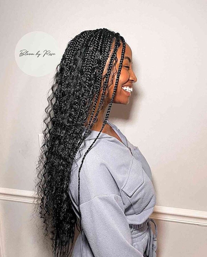 27 Stunning Knotless Braids You Cant Ignore This Year 7546