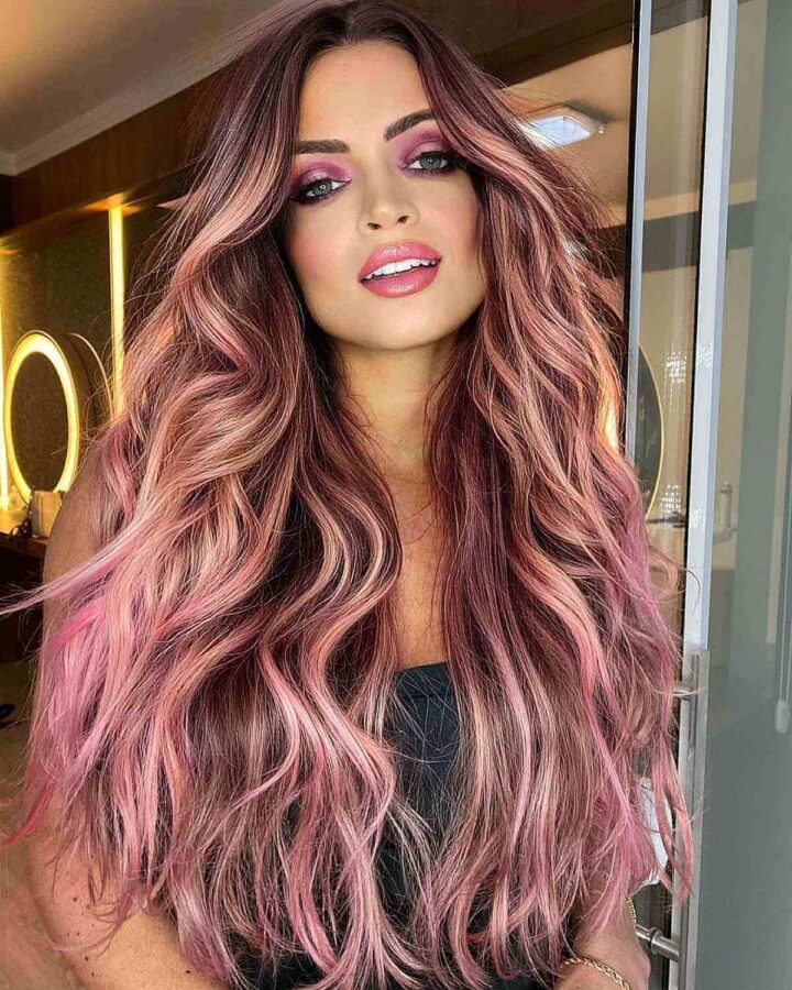 27 Gorgeous Rose Gold Balayage Ideas For Major Hair Envy 