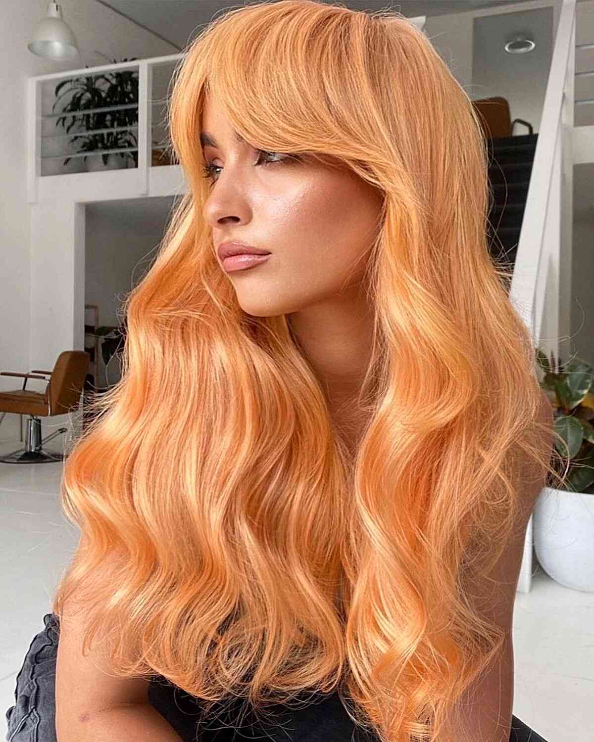 Very Long, Thick Orange Hair