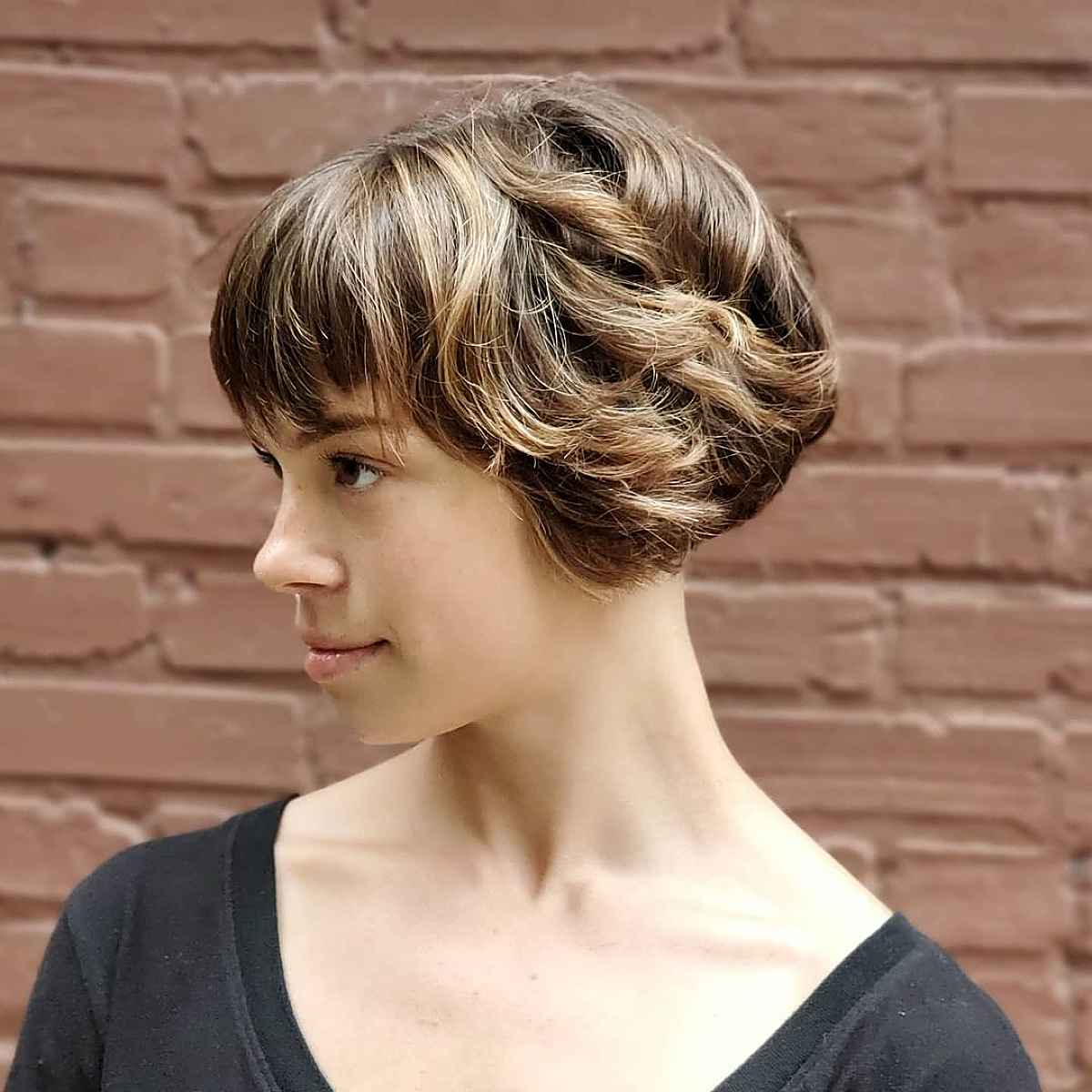 short french bob hairstyle