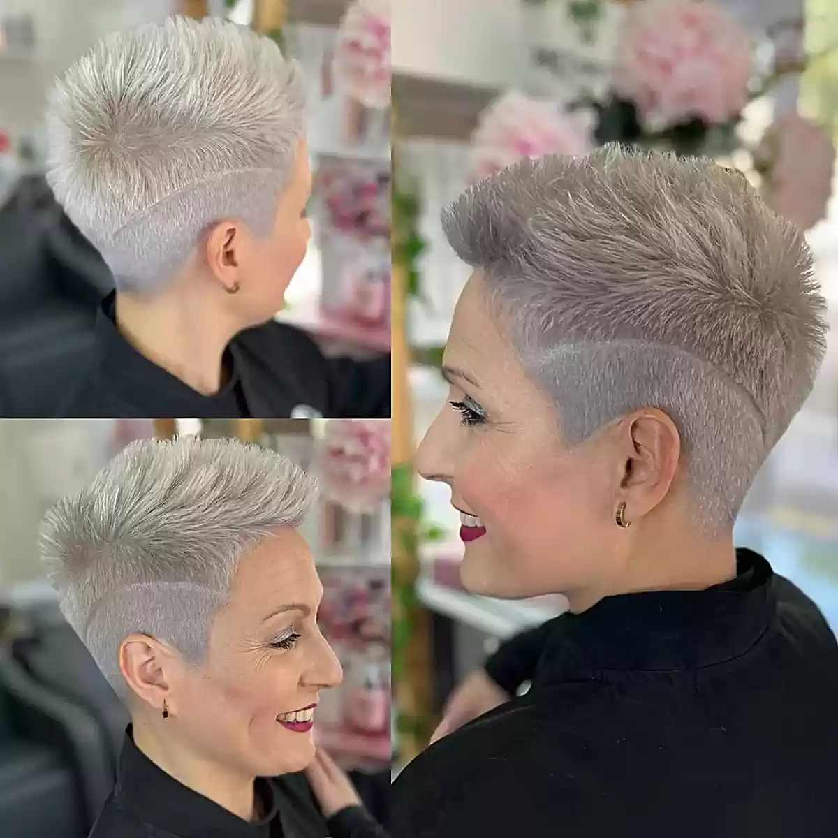 Very Short Piece-y and Spiky Faux Hawk Cut for Women