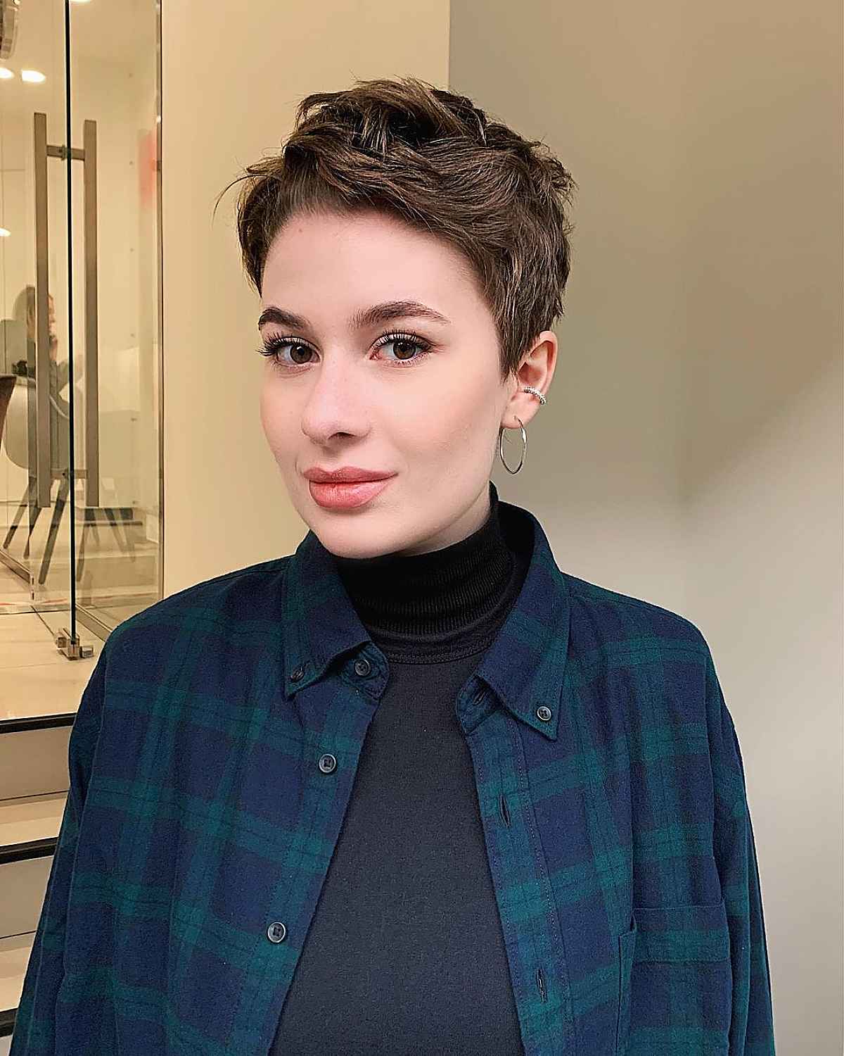 Very Short Pixie Cut for Thick Hair