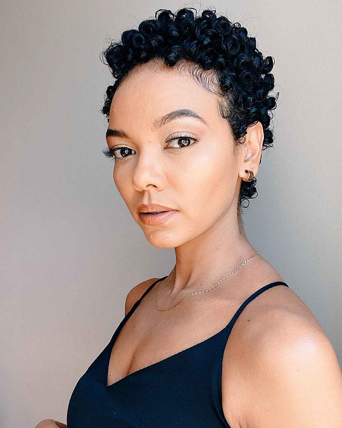 Very Short Pixie for Curly Hair