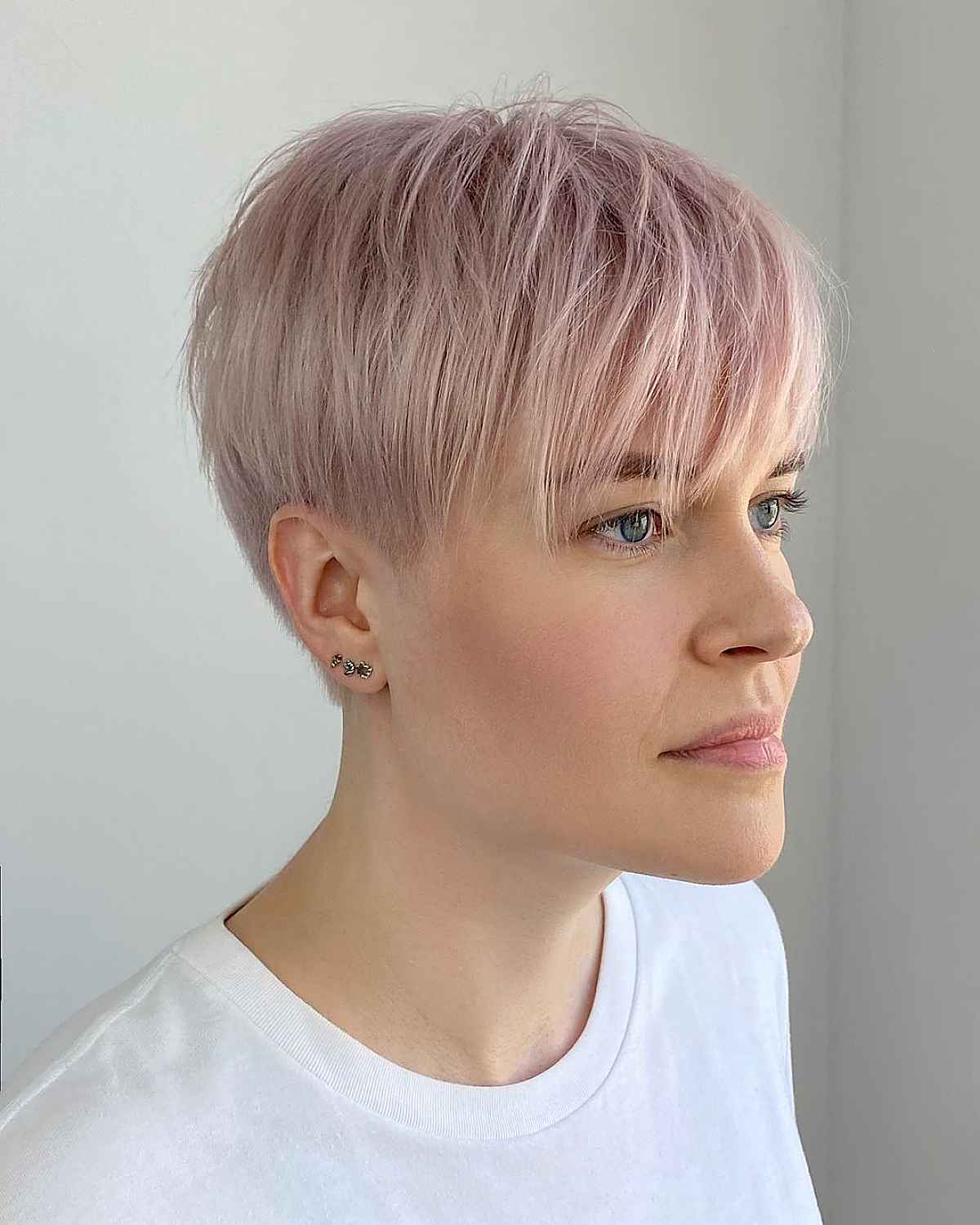 Very Short Pixie with Wispy Bangs