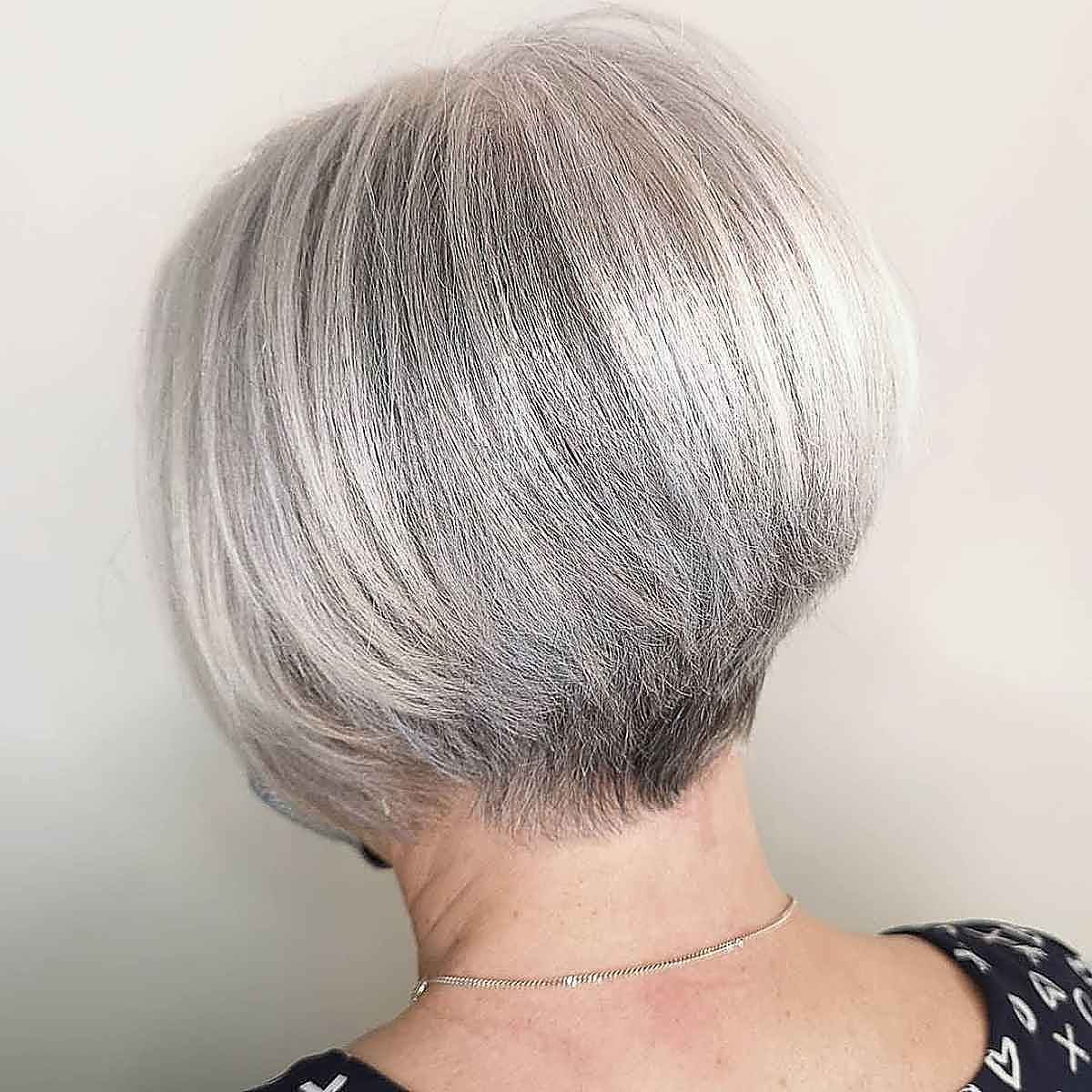 26 Stylish Wedge Haircuts for Women Over 60