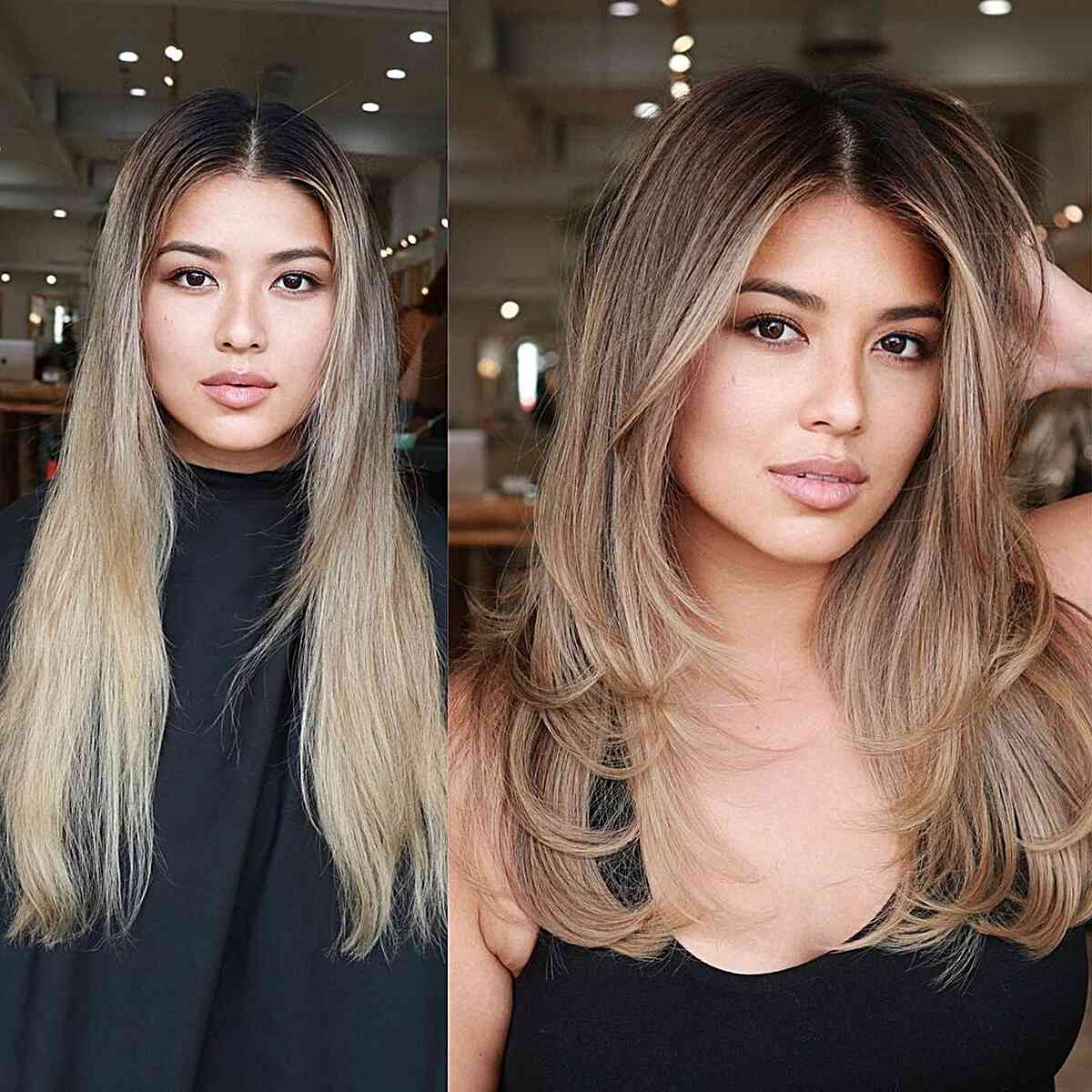 Very Soft Butterfly Haircut with Layers for Medium-Length Hair