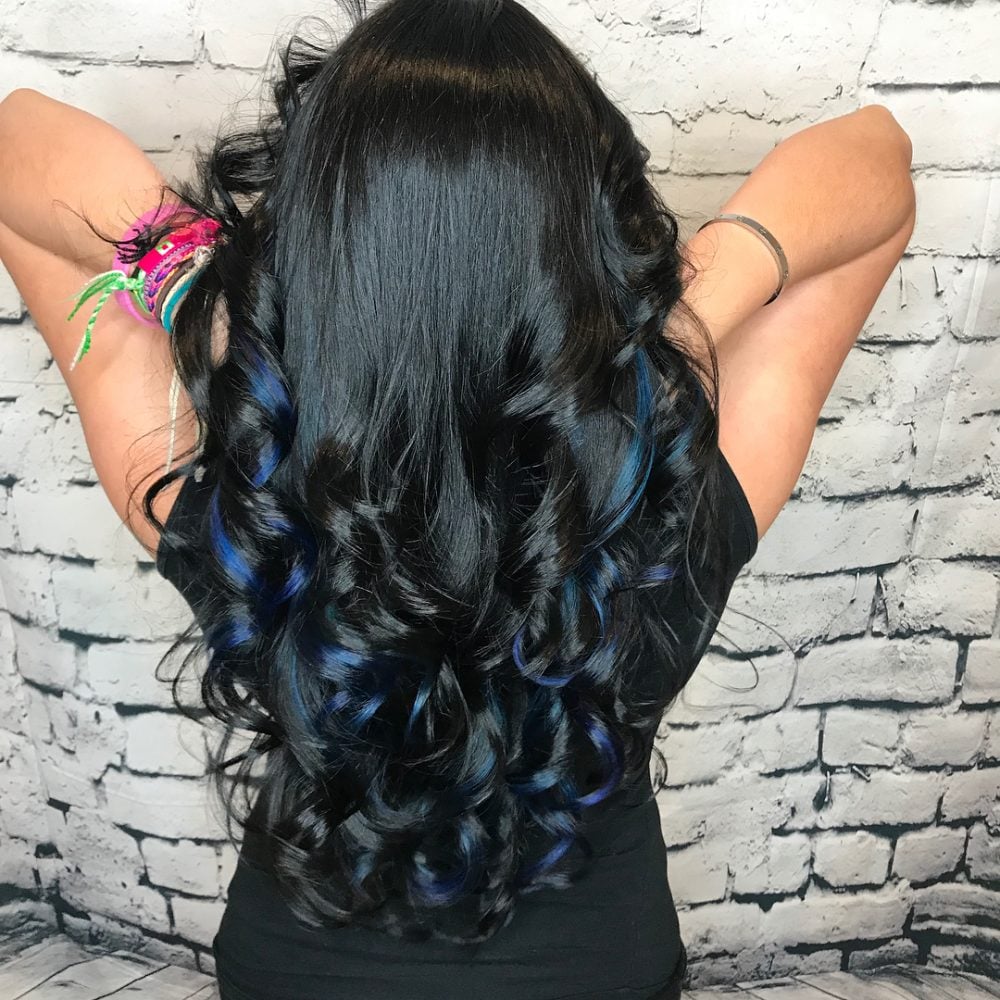 20 Most Amazing Blue Black Hair Color Looks of 2023