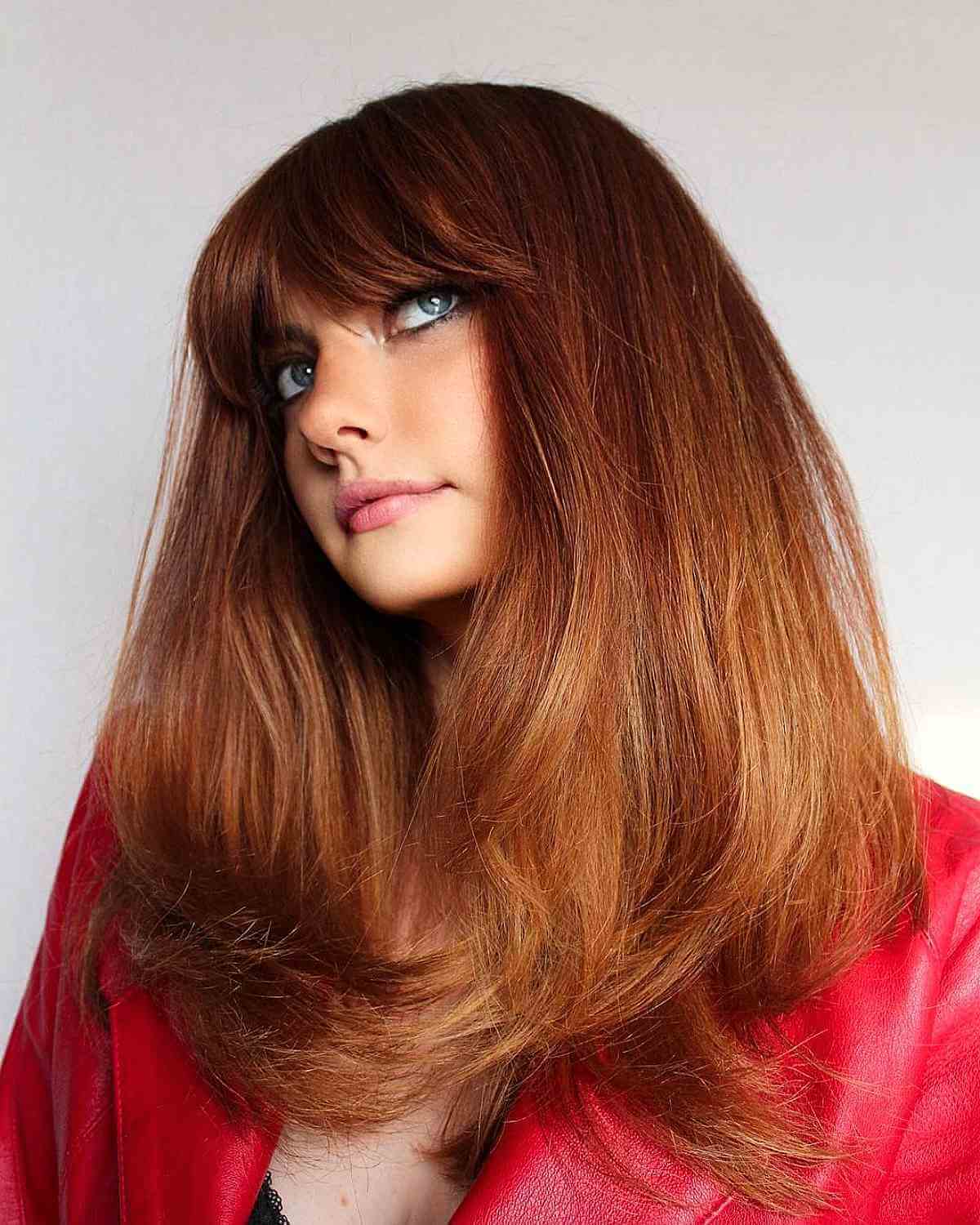 Vintage Mod Hairstyle with Bangs