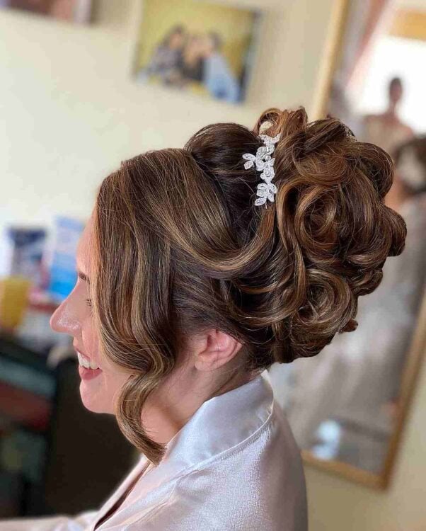Vintage Wedding Updo For Long Hairstyle 602x750 
