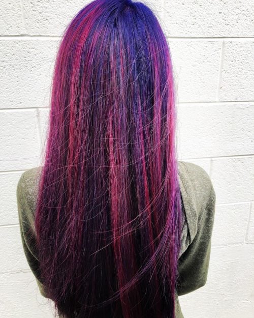 Violet Purple hair color