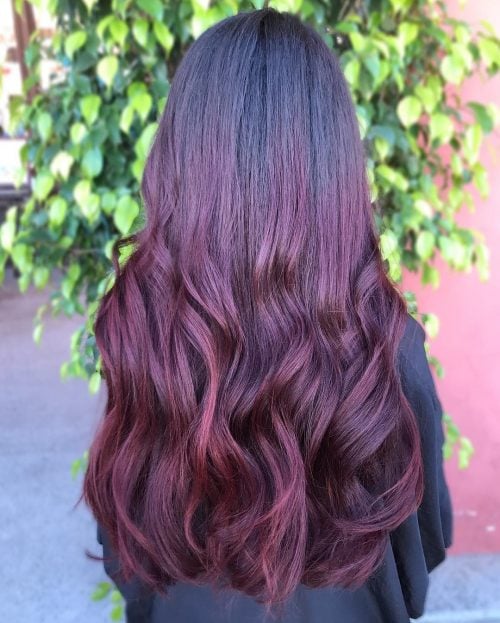 Violet Red ombre