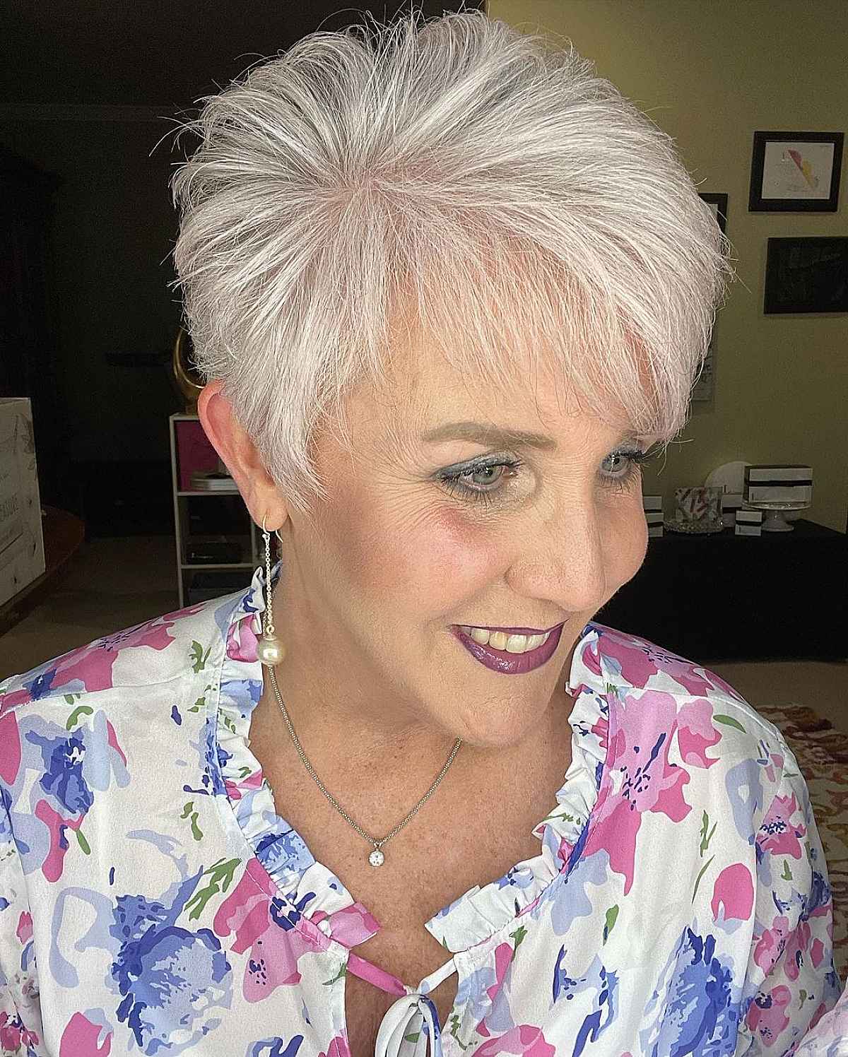 19 Greatest Pixie Haircuts for Women Over 60 with Fine Hair