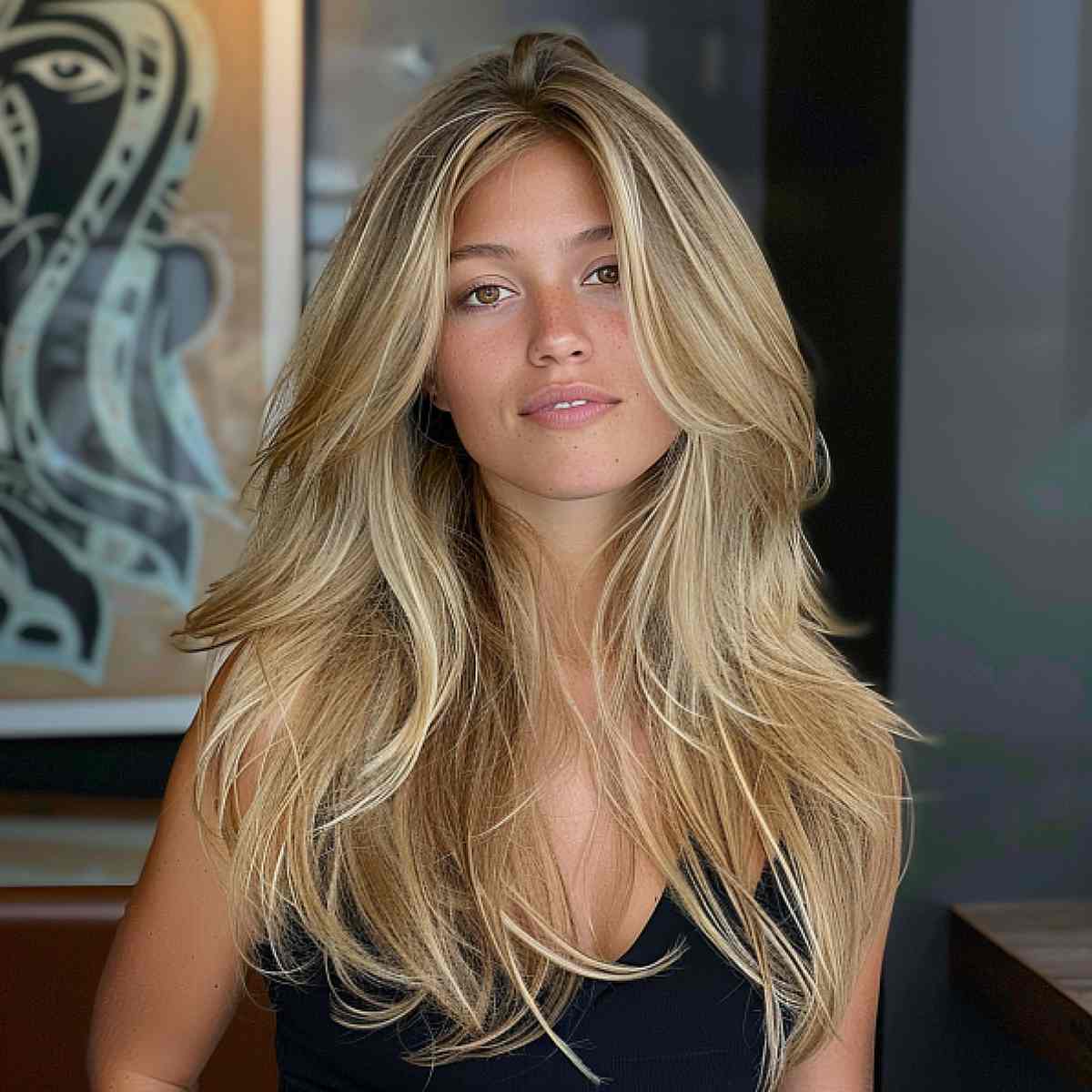 Volumizing Long Layers Hairstyle for Fine Hair