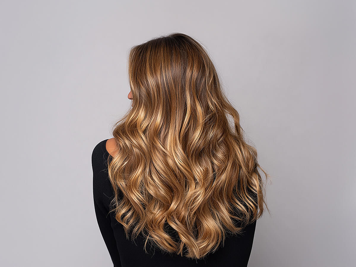 Warm tone blonde balayage ideas