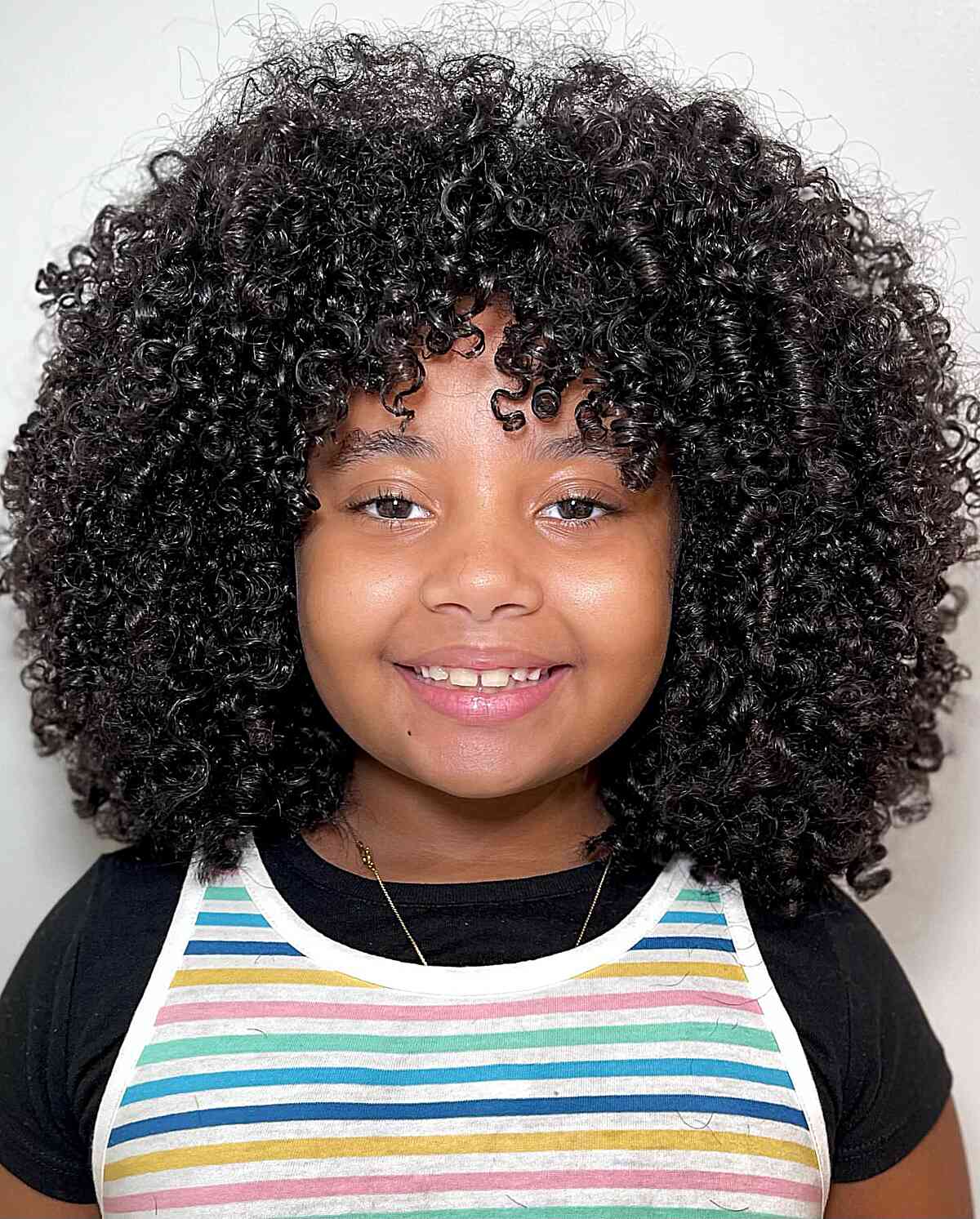 Wash-and-Go Curly Style for Little Girls