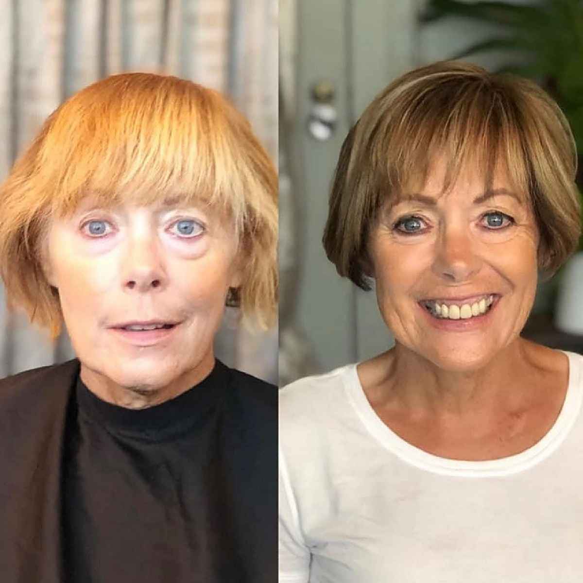 Wash-and-Wear Bob for Women Over 60