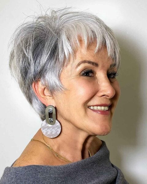 23 Perfect Pixie Haircuts for Women Over 70 to Pull Off