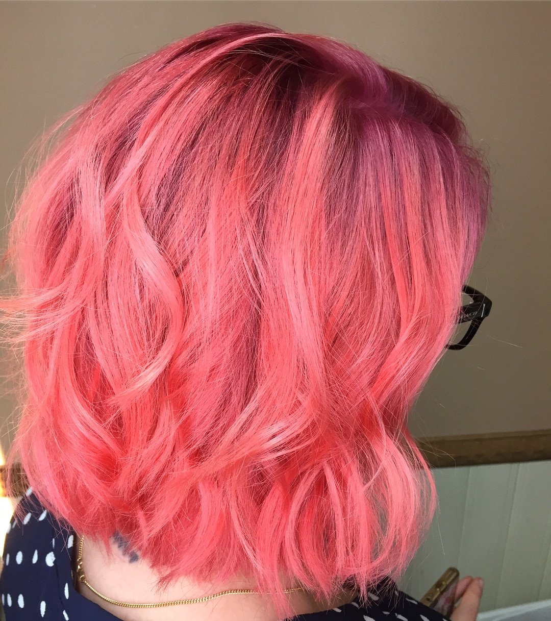 Watermelon Pink Hair