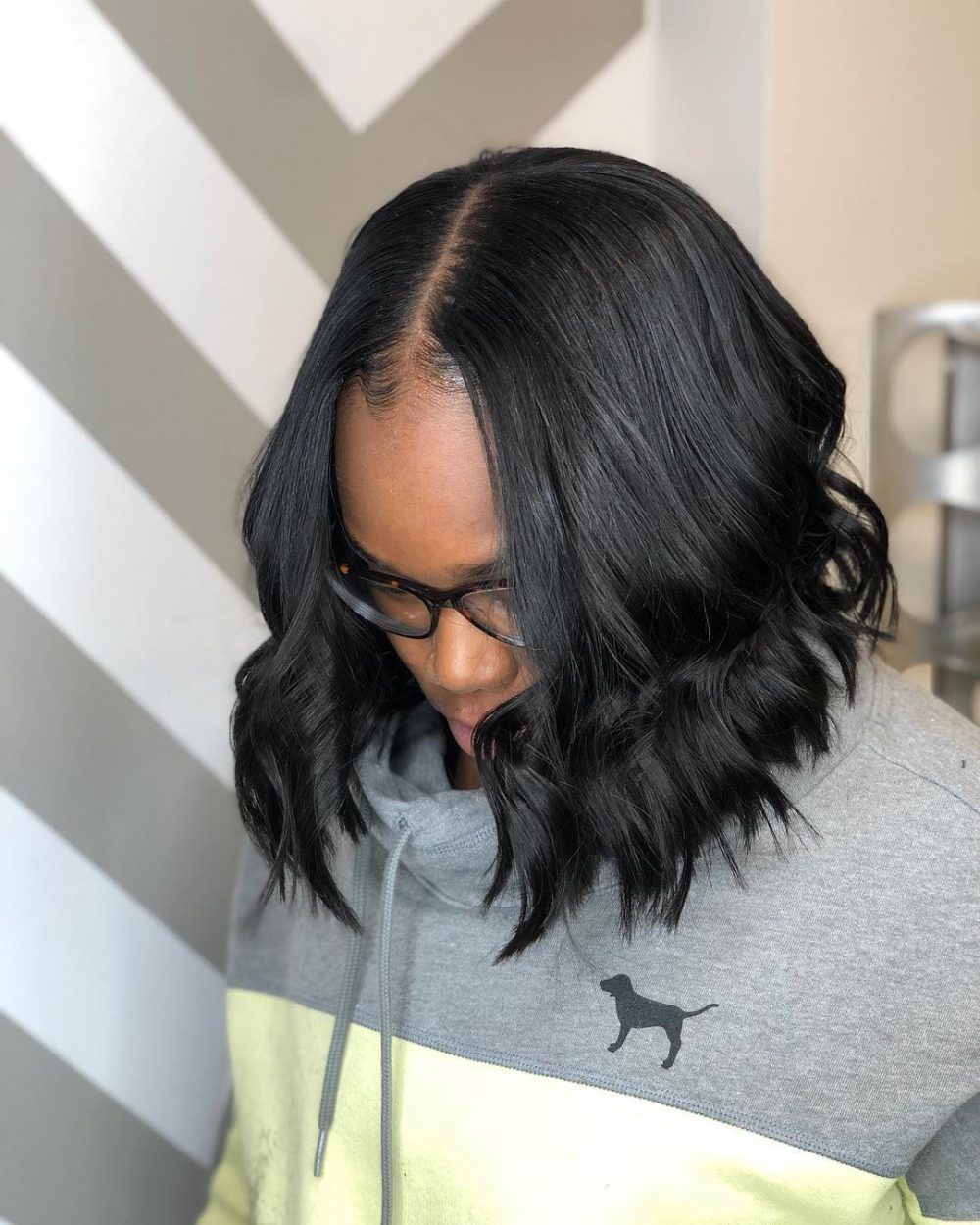 17 Drip Middle Part Bob Hairstyles Weaves And Sew Ins 