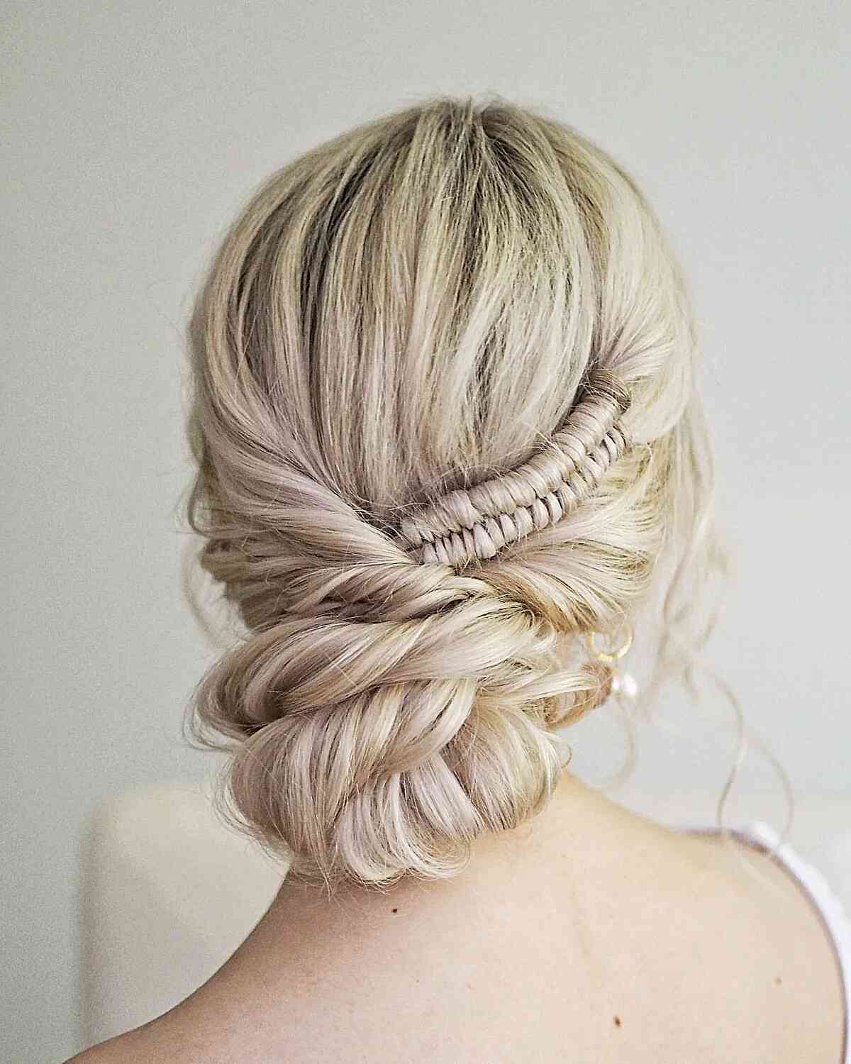 Wedding perfect maypole braided hair