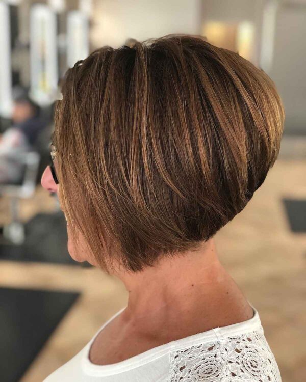 a wedge hairstyle great for women over 60
