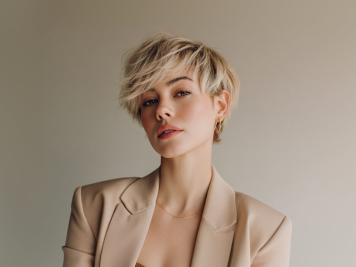 Playful whimpsy pixie haircuts