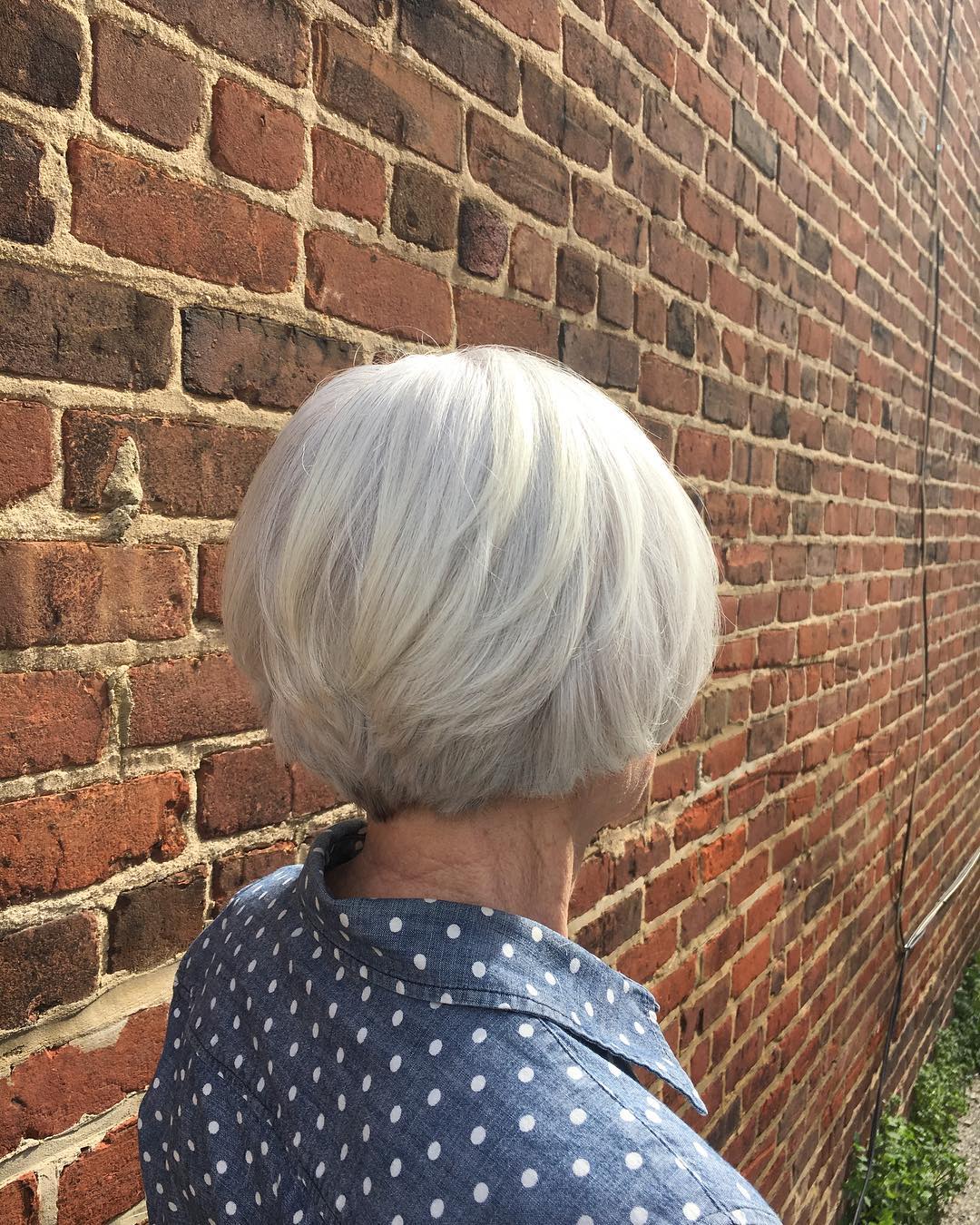 white pixie bob for 50 year old women with thicker hair