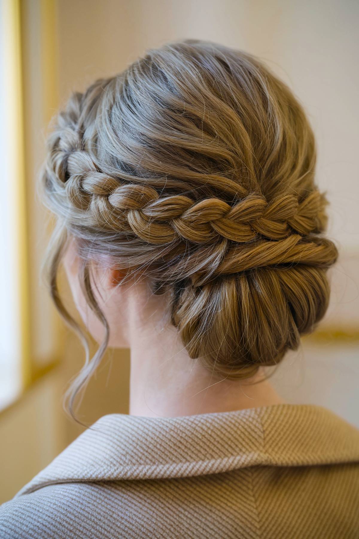 Winter formal updo hairstyle