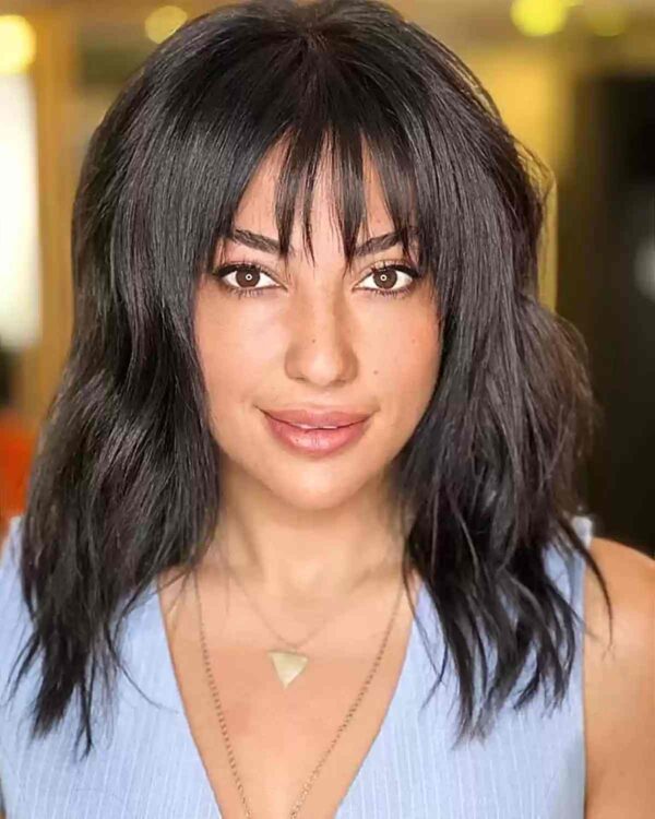 48 Trendy Wispy Bangs for 2024 & How to Match to Your Face Shape