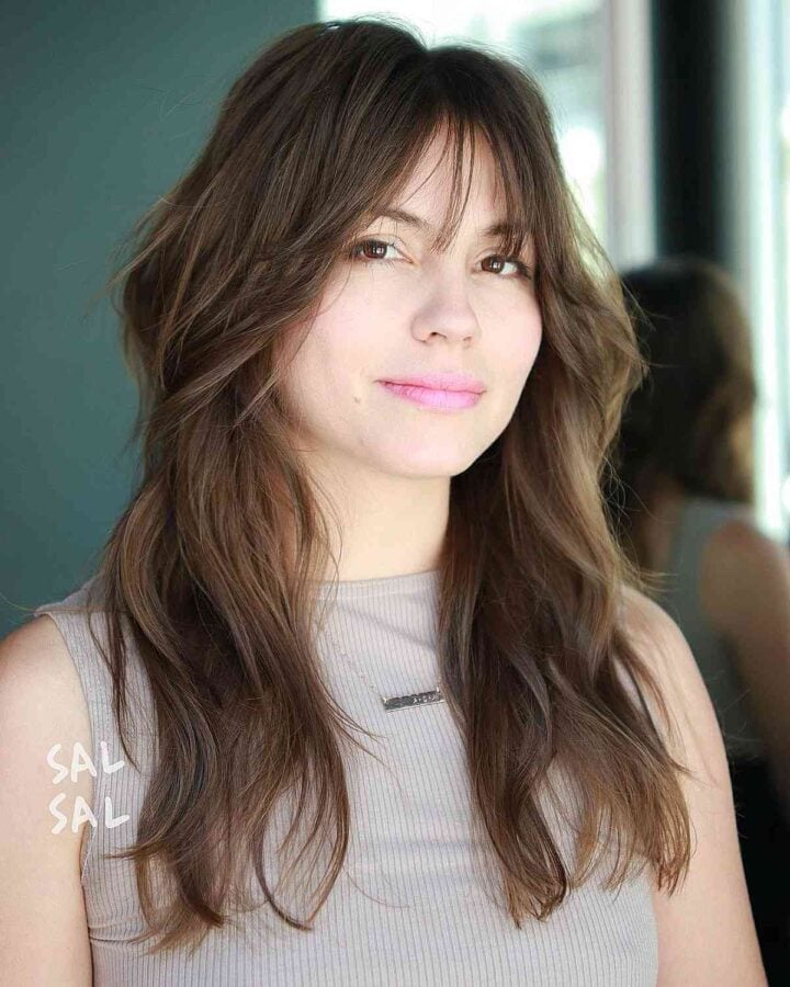 48 Trendy Wispy Bangs for 2024 & How to Match to Your Face Shape