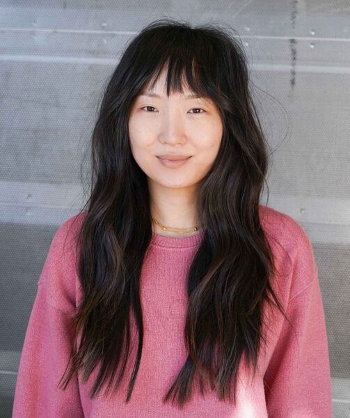 36 Cutest Wispy Bangs on Long Hair to Revamp Your Style
