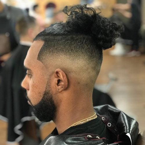 hairstyle with a beard fade