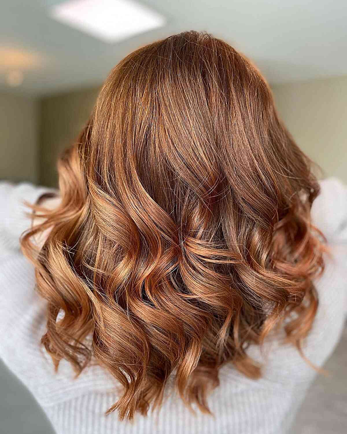 Wonderful Copper with Golden Tones Hair