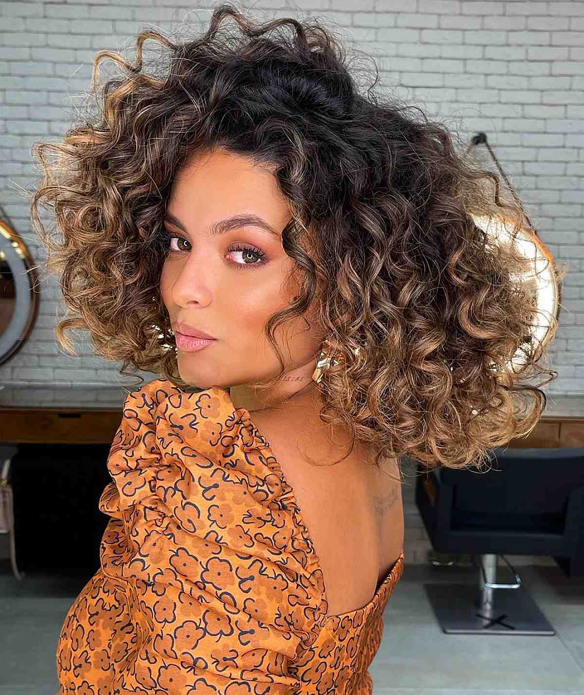 66 Best Shoulder Length Curly Hair Cuts & Styles in 2023